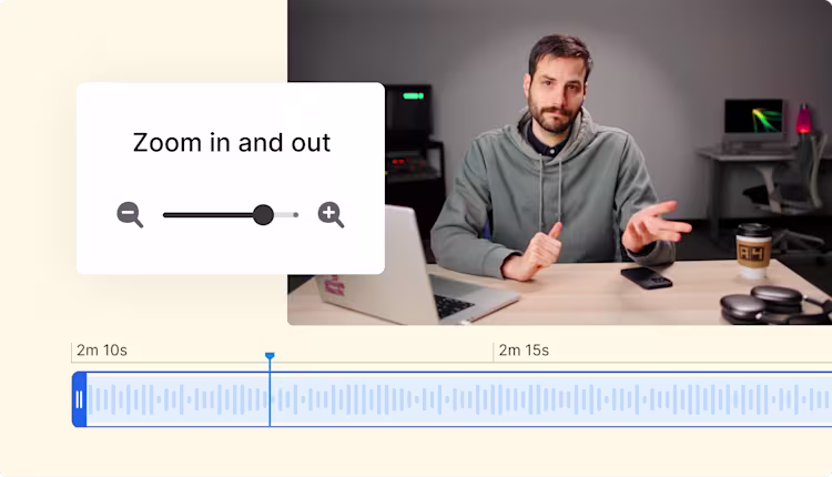 Zoom in to edit your video